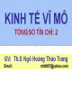 Bài giảng Kinh tế vĩ mô: Chương 0 - Th.S Ngô Hoàng Thảo Trang