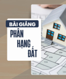 Bài giảng Phân hạng đất - Võ Thanh Phong