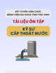 Tài liệu ôn tập Kỹ sư cấp thoát nước trong xét tuyển viên chức Bệnh viện Đa khoa tỉnh Trà Vinh năm 2023