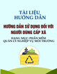 Tài liệu Hướng dẫn sử dụng đối với người dùng cấp xã - Hạng mục: Phần mềm quản lý nghiệp vụ môi trường
