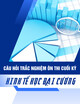 Câu hỏi trắc nghiệm ôn thi cuối kỳ môn Kinh tế học đại cương