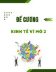 Đề cương ôn tập Kinh tế vĩ mô 2