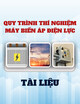 Tài liệu Quy trình thí nghiệm máy biến áp điện lực