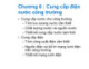 Bài giảng Tổ chức thi công: Chương 6 - Cung cấp điện nước công trường